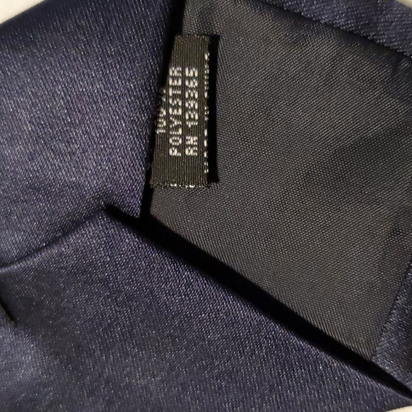 Men's Manzini Neckwear dark blue tie - Picture 5 of 6